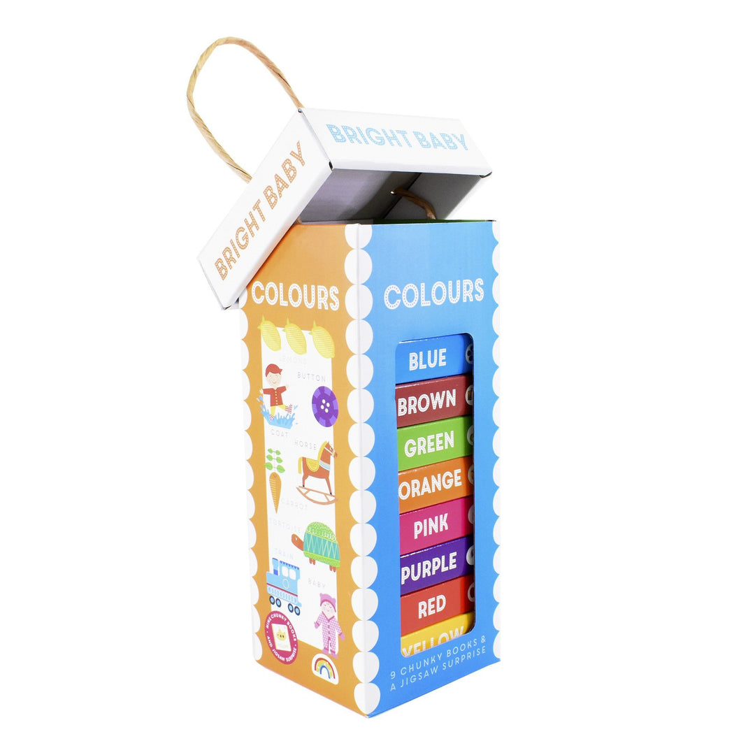 Bright Baby Colours Book Tower 9 Books – Ages 0-5 – Board Books - Fiona Powers 0-5 Really Decent Books