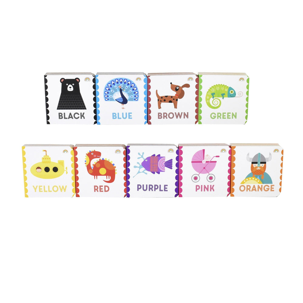 Bright Baby Colours Book Tower 9 Books – Ages 0-5 – Board Books - Fiona Powers 0-5 Really Decent Books