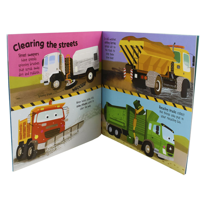 Busy Machines 4 Books Bag Collection - Ages 0-5 - Paperback - Miles Kelly 0-5 Miles Kelly