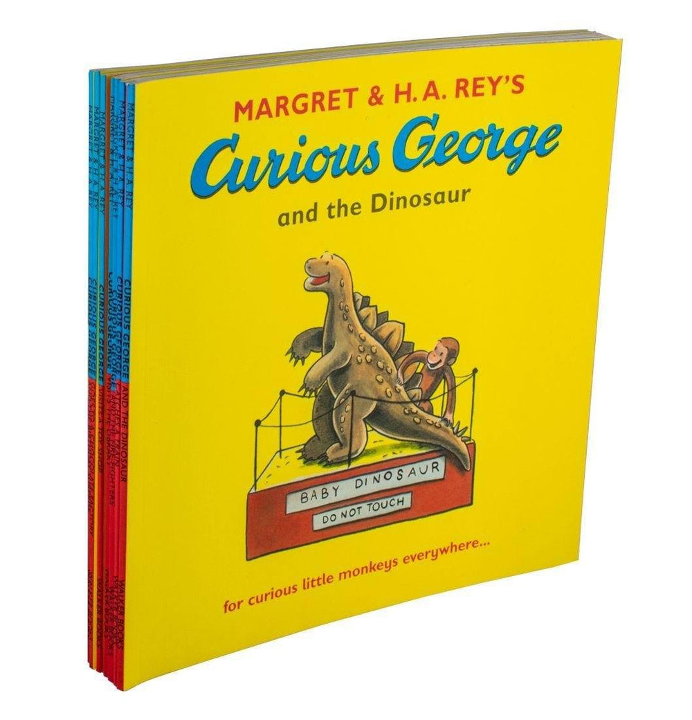 Curious George 7 books bundle - Ages 0-5 - Paperback - Margret & H.A. Rey's 0-5 Walkers Books