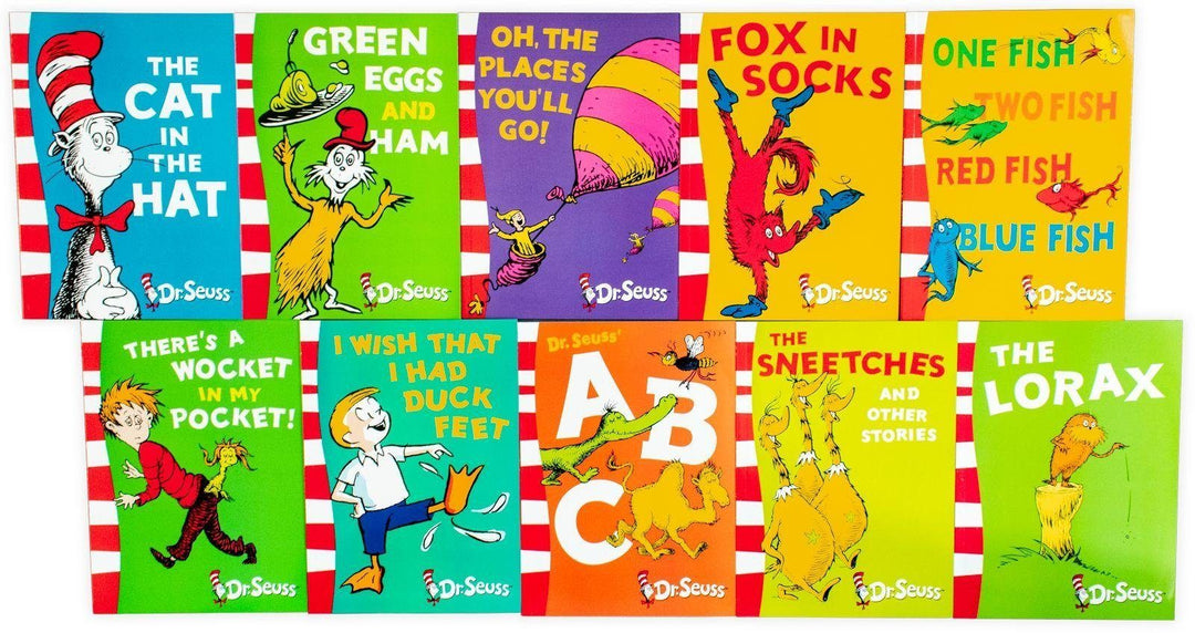 Dr Seuss Seusscase Collection 10 Books 0-5 Harper Collins