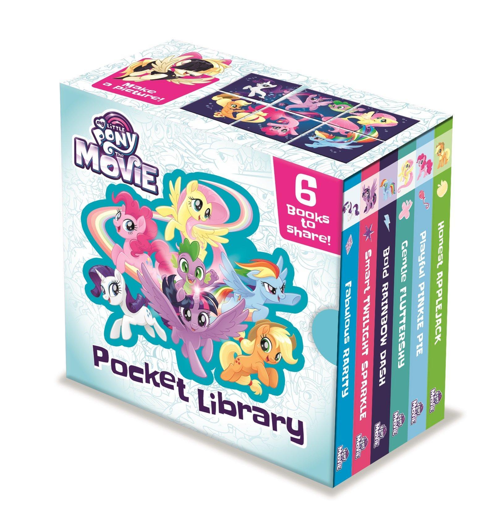My Little Pony 6 Books - Pocket Library - Ages 0-5 - Board Books
