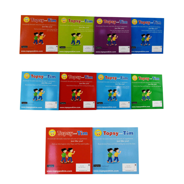Topsy and Tim First Experience 10 Book Collection - Ages 0-5 - Paperback - Jean and Gareth Adamson 0-5 Ladybird