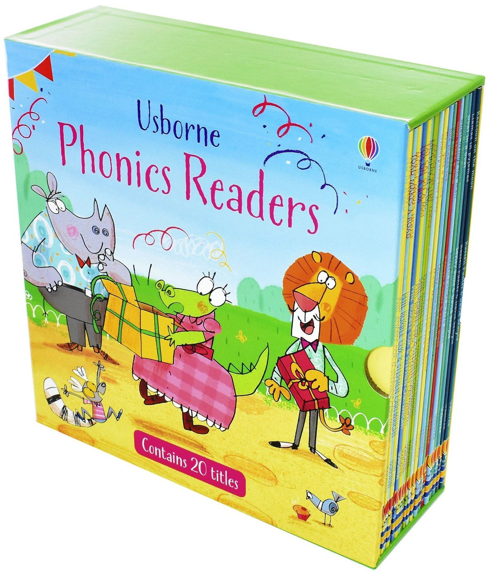 Usborne Phonics Readers 20 Books - Ages 0-5 - Paperback – American