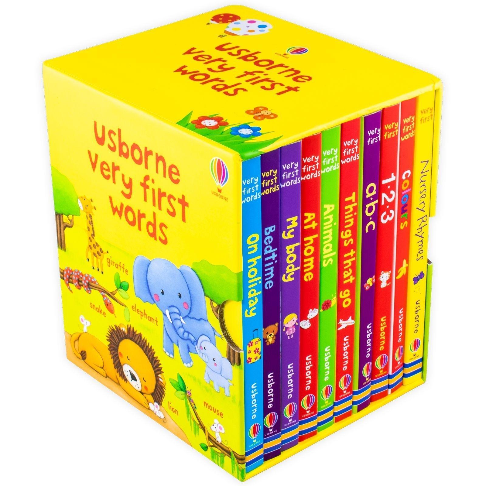 Usborne Very First Words 10 Board Books - 34.99 USD – American