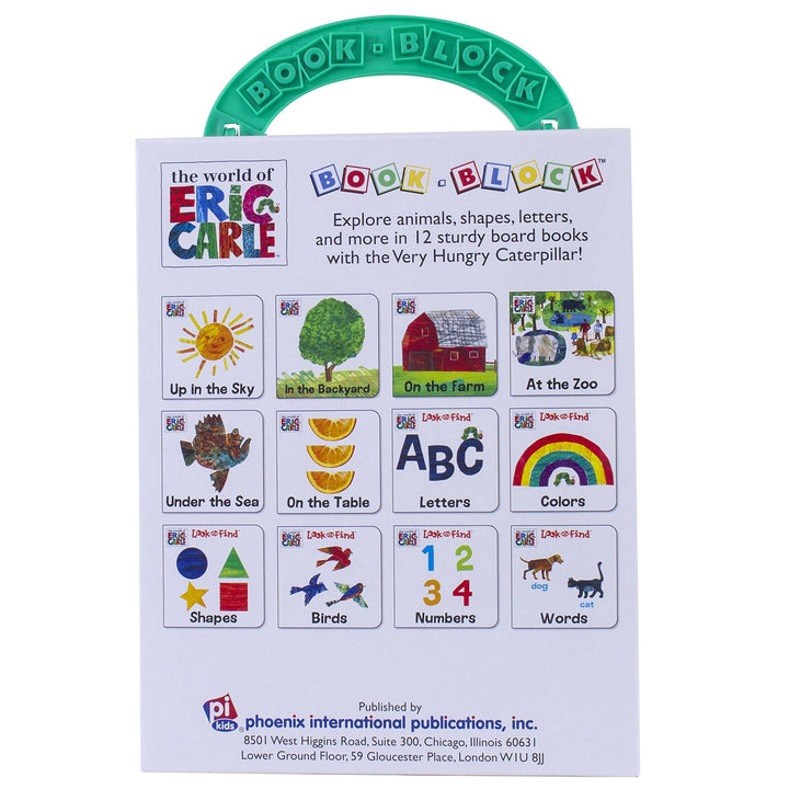 My First Library World of Eric Carle 12 Board BookS Block Set - Age 0-5 0-5 P I Kids