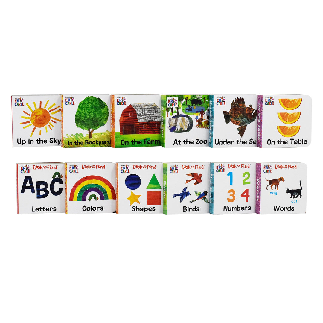 My First Library World of Eric Carle 12 Board BookS Block Set - Age 0-5 0-5 P I Kids