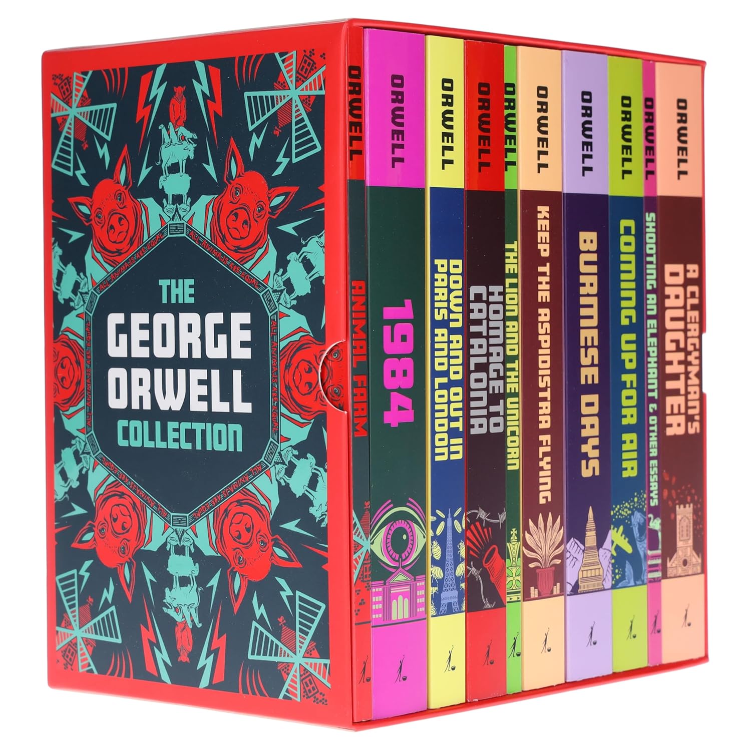 【3冊セット】e Orwell 作品集 The George Orwell Complete 10 Books Collection Box Set - Fiction