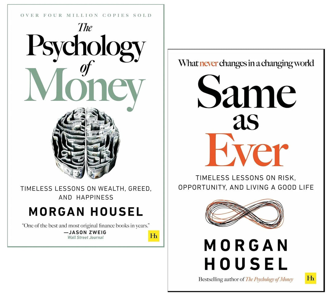 Same as Ever & The Psychology Of Money by Morgan Housel 2 Books Collection Set - Non Fiction - Paperback
