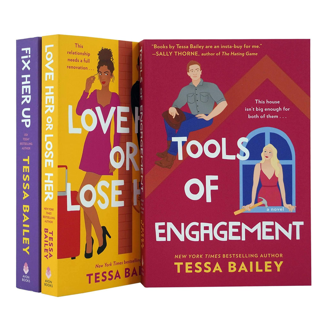 Hot And Hammered Series 3 Books Collection Set By Tessa Bailey - Fiction - Paperback