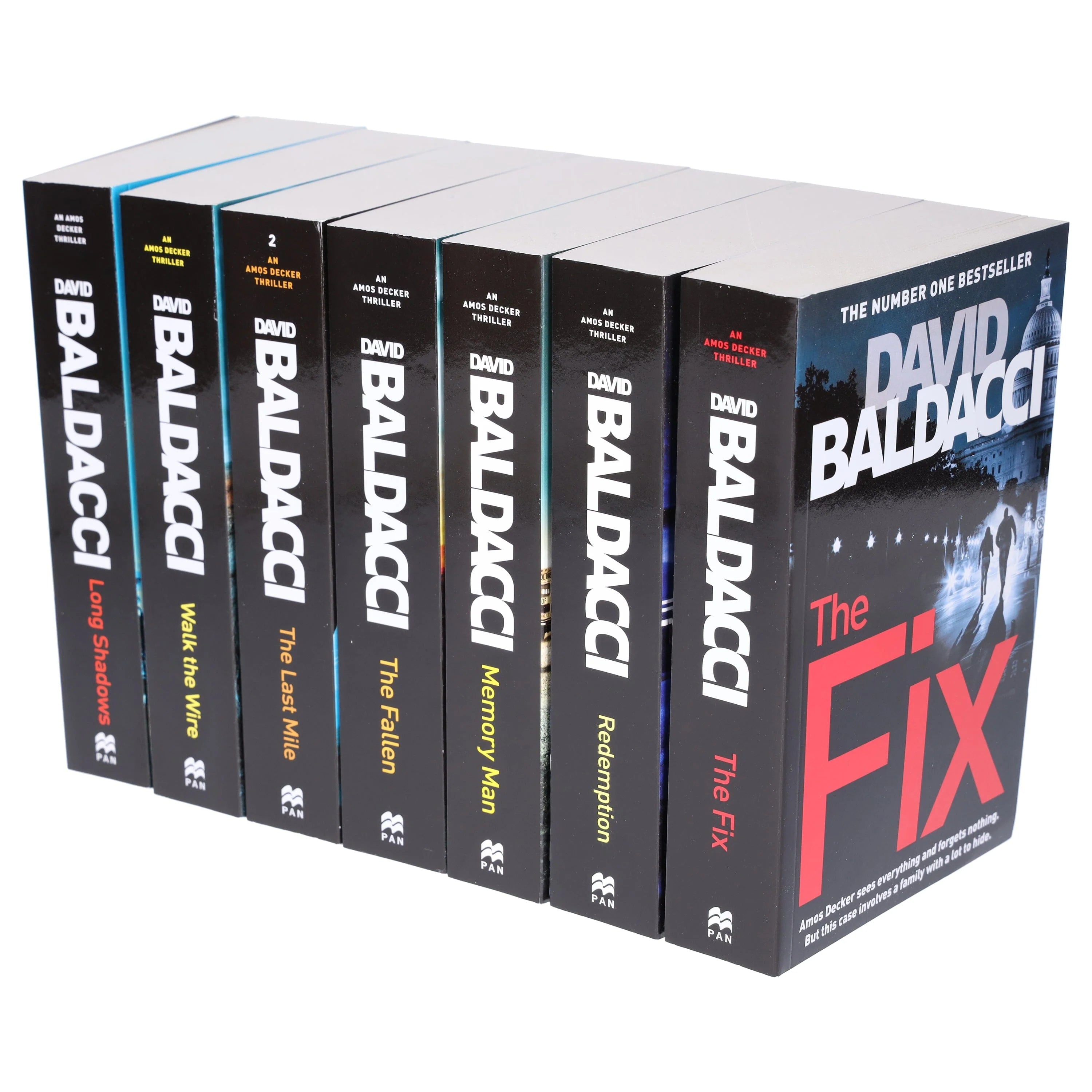 David Baldacci Amos Decker Series 7 Books Collection Set - Fiction - Paperback