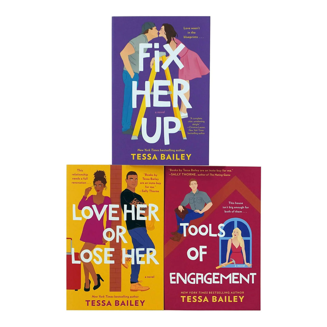 Hot And Hammered Series 3 Books Collection Set By Tessa Bailey - Fiction - Paperback