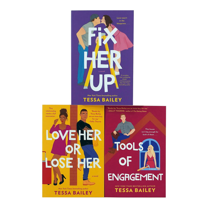 Hot And Hammered Series 3 Books Collection Set By Tessa Bailey - Fiction - Paperback