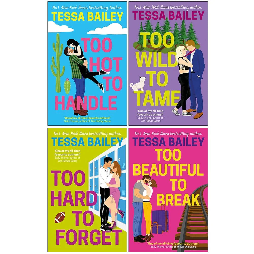 Romancing the Clarksons Series 4 Books Collection Set - Fiction - Paperback By Tessa Bailey