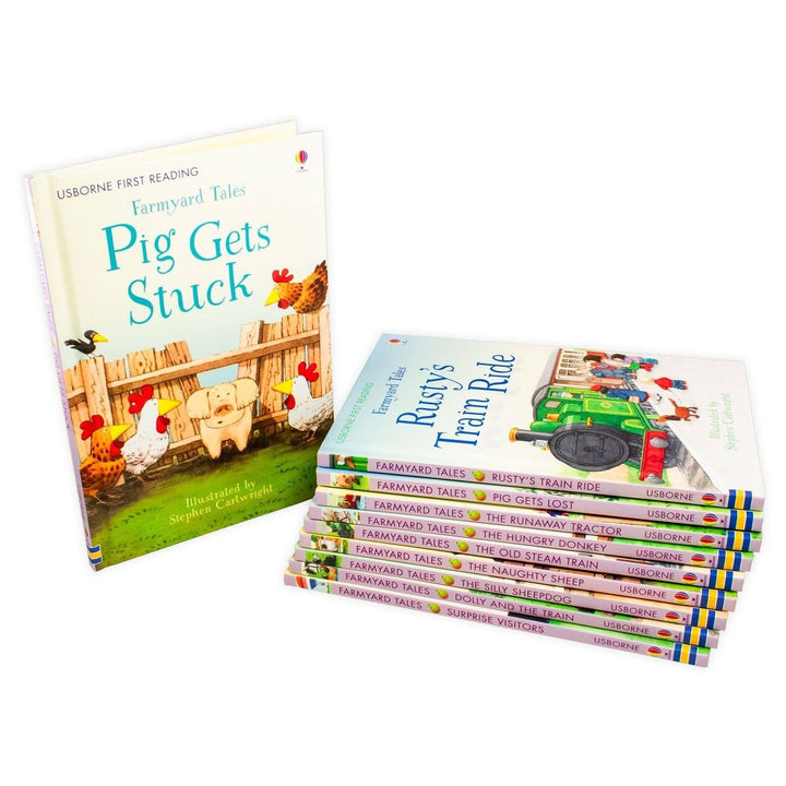 Usborne First Reading Farmyard Tales 10 Book Collection - Ages 5-7 - Hardback 5-7 Usborne Publishing
