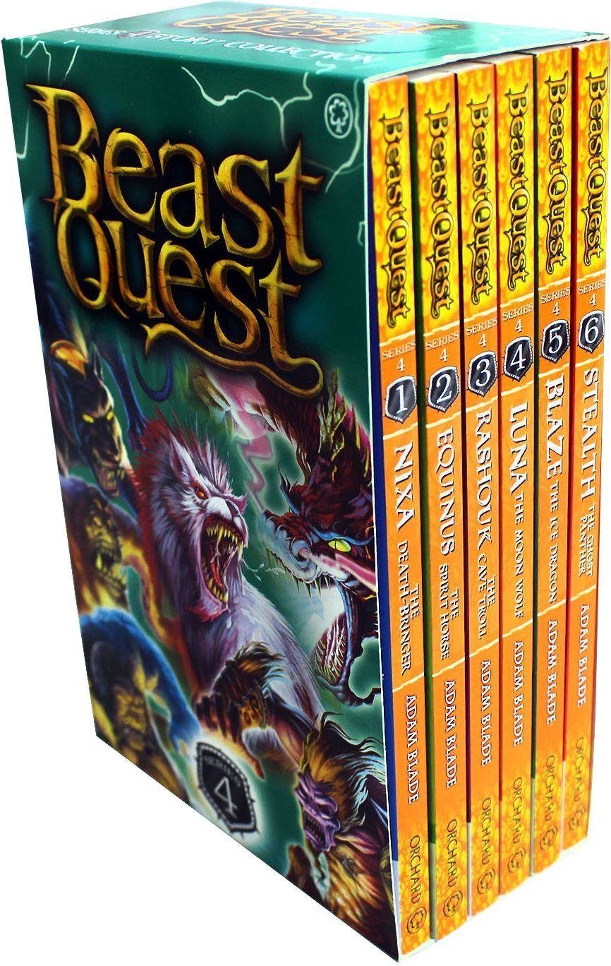 Beast Quest Series 4-6 Collection 18 Books Set: Adam Blade
