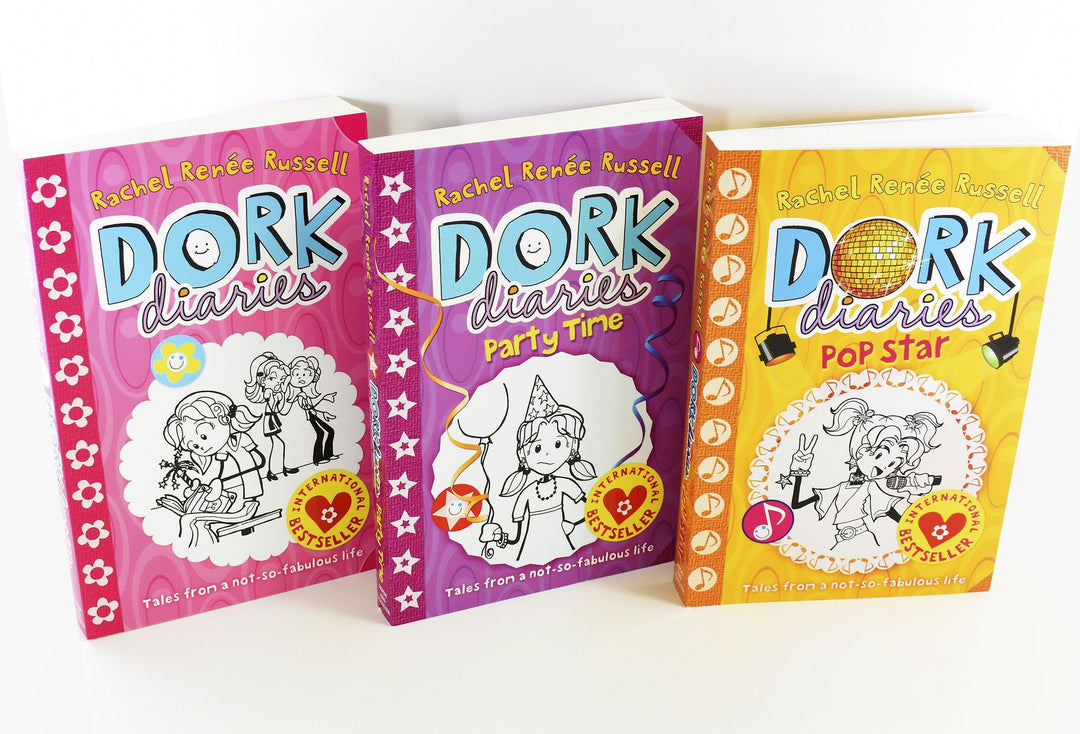 Dork Diaries BFF Drama 3 Books Box set - Ages 9-14- Paperback By Rachel Renee Russell 9-14 Simon & Schuster