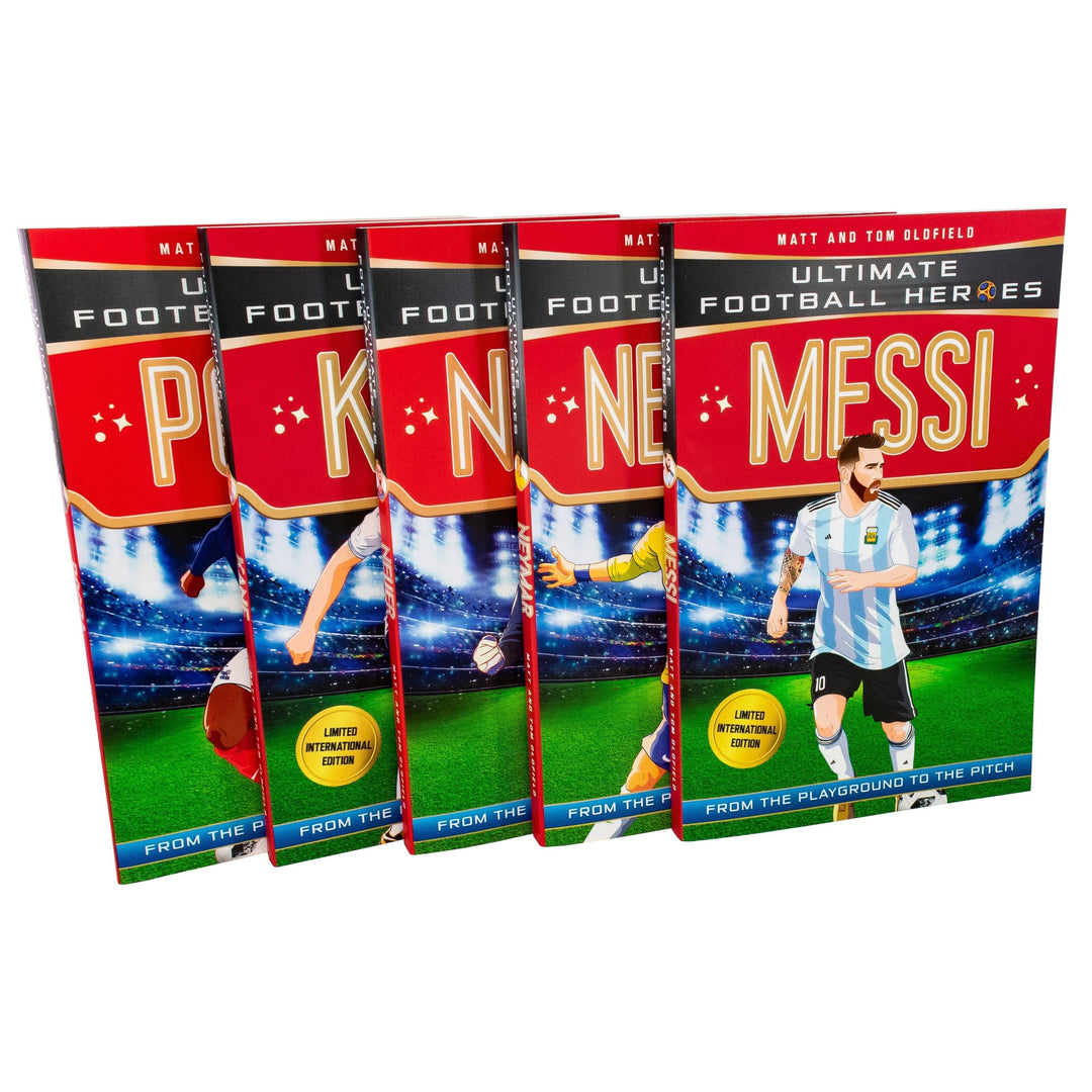 Ultimate Football Heroes Limited International Edition 5 Books - Ages 9-14 - Paperback - Matt & Tom Oldfield 9-14 Bonnier Publishing