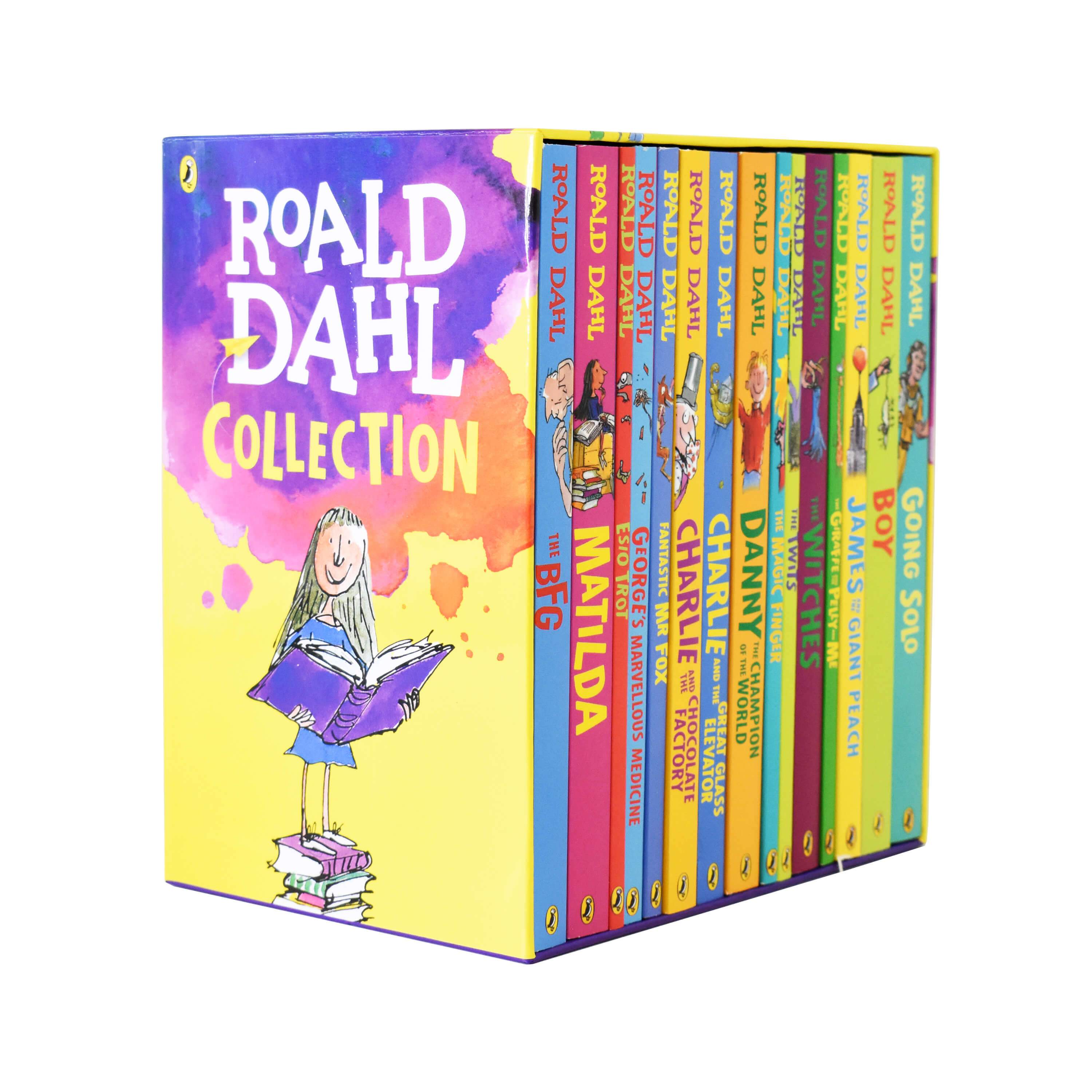 Roald Dahl Children Collection Gift Pack Box Set 15 Books - Ages 7