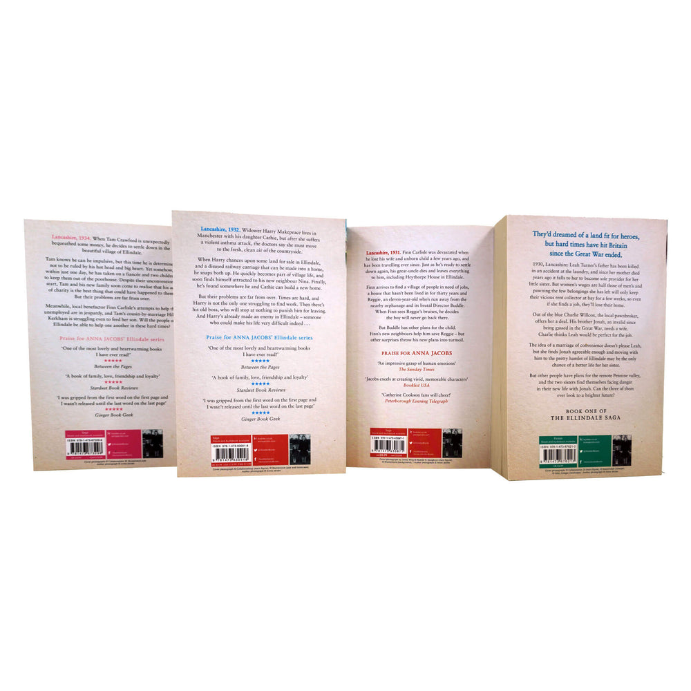 Ellindale Series 4 Books Collection Set By Anna Jacobs - Fiction - Paperback Fiction Hodder