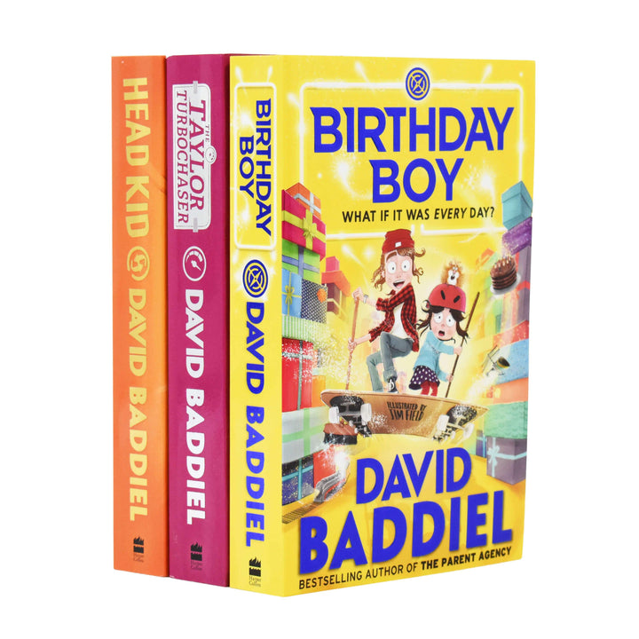 David Baddiel 3 Books Set (Birthday Boy, The Taylor Turbochaser, Head Kid) - Ages 7-9 - Paperback 7-9 Harper Collins