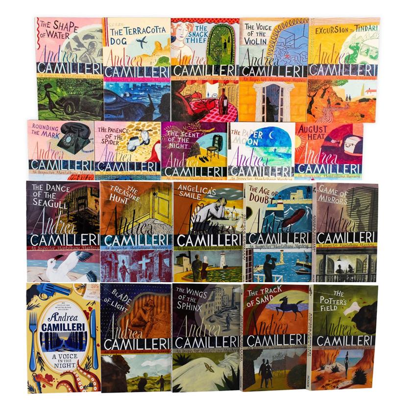 Inspector Montalbano by Andrea Camilleri Books 1-20 Collection Set - Fiction - Paperback