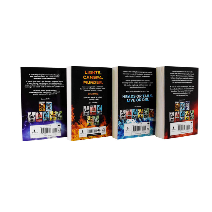 Young Bond Series 4 Books Collection Set By Steve Cole - Age 12-17 - Paperback Young Adult Red Fox