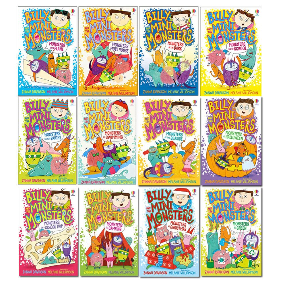 Billy and the Mini Monsters 全12巻セット Billy and the Mini Monsters Series 1 - 12 Collection Set by Zanna