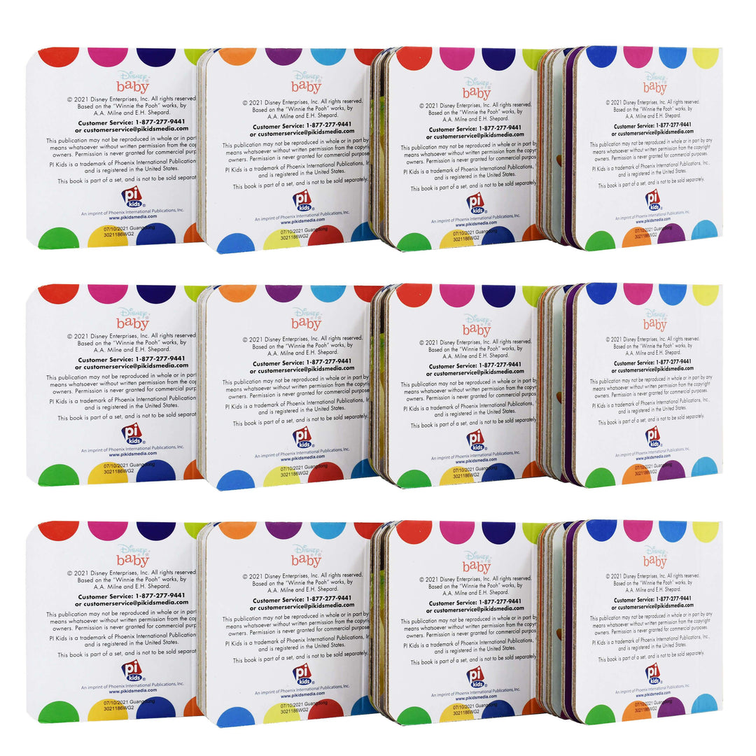 My First Library Disney Baby Winnie the Pooh 12 Board Books By Disney - Age 0-5 0-5 P I Kids