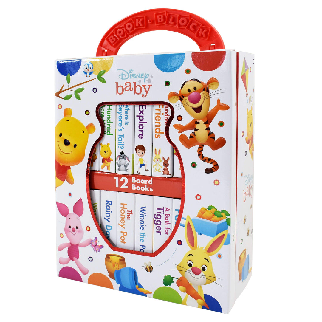 My First Library Disney Baby Winnie the Pooh 12 Board Books By Disney - Age 0-5 0-5 P I Kids