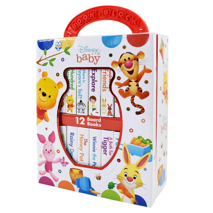 My First Library Disney Baby Winnie the Pooh 12 Board Books By Disney - Age 0-5 0-5 P I Kids