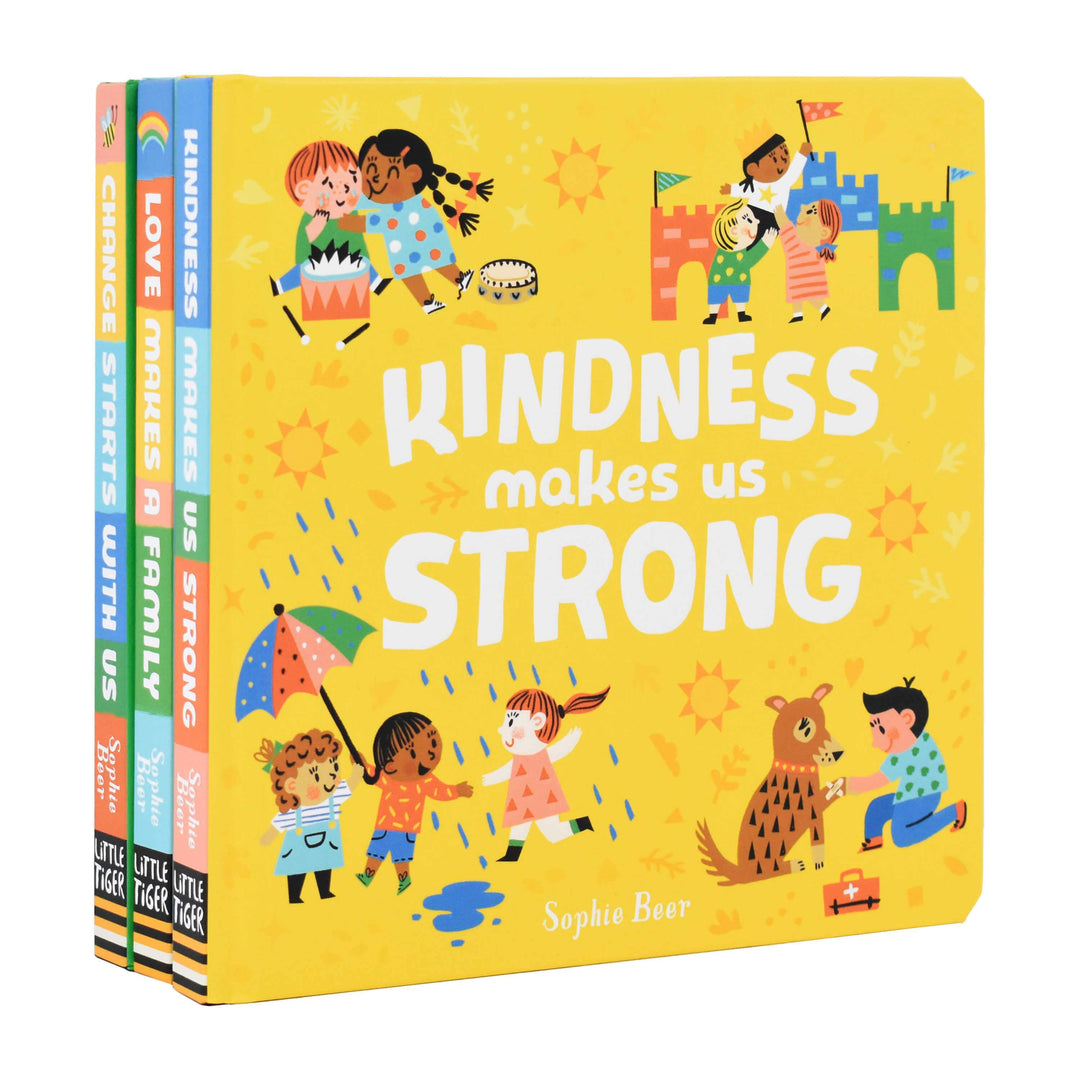 First Behaviour and Manner Library 3 books by Sophie Beer - Ages 0-5 - Boardbook 0-5 Little Tiger