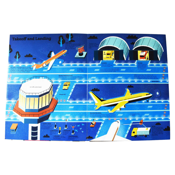 Ultimate Book of Airplanes and Airports by Sophie Bordet-Petillon - Ages 0-5 - Hardback 0-5 Twirl