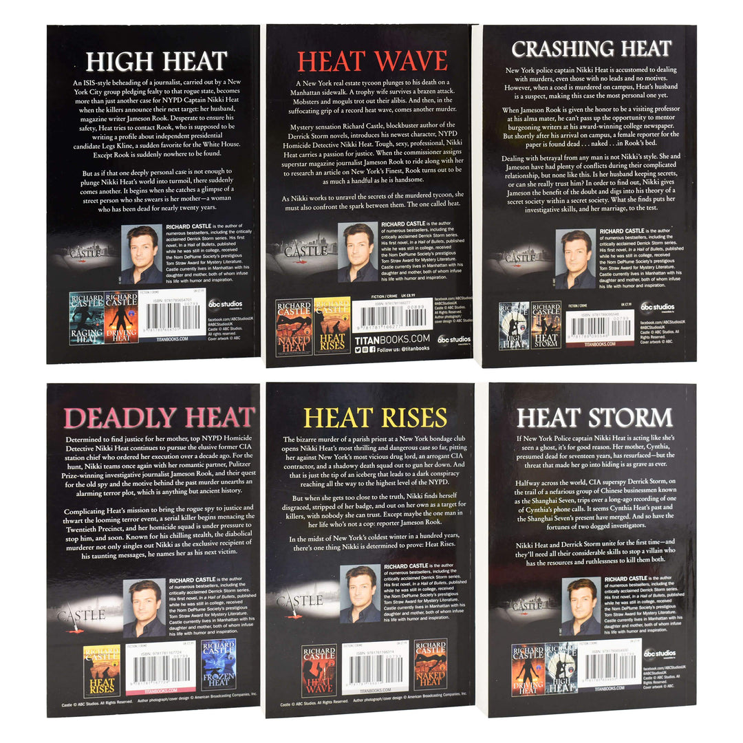 Richard Castle 6 Books Collection Set - Adult - Paperback Adult Titan Books