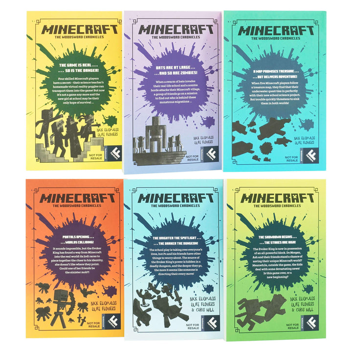 Minecraft The Woodsword Chronicles By Nick Eliopulos 6 Books Collection Box Set - Ages 9-14 - Paperback