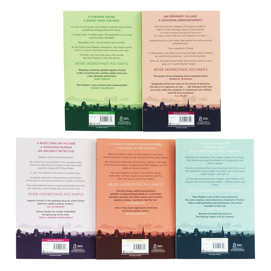 The Miss Marple Collection by Agatha Christie: 1-5 Books Box Set - Fiction - Paperback Fiction HarperCollins Publishers