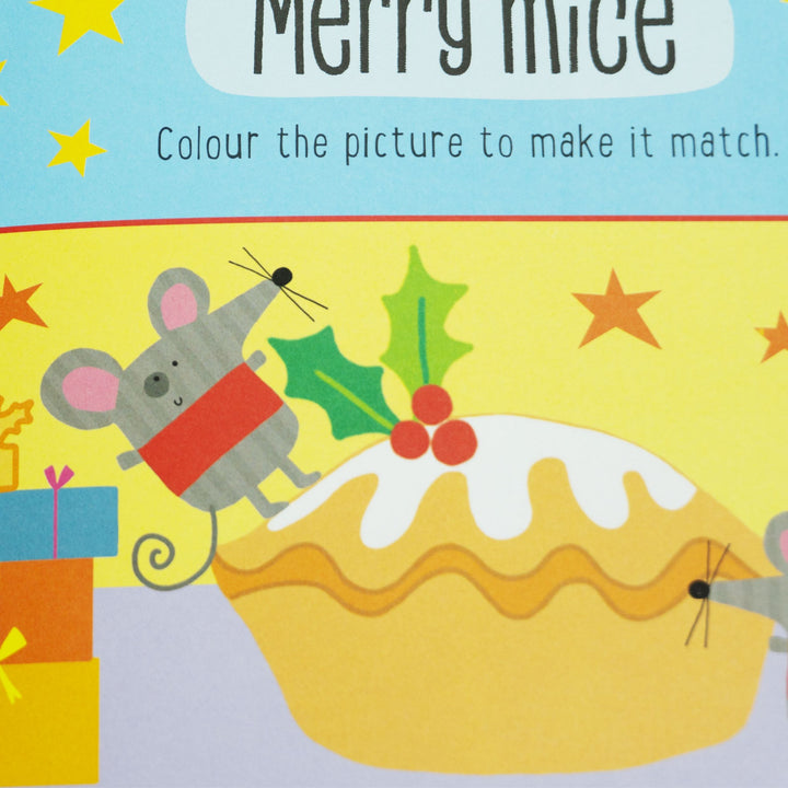 Children's Christmas Activity 6 Books Collection With over 250 Stickers and festive card press-outs - Ages 4+ - Paperback 5-7 Make Believe Ideas