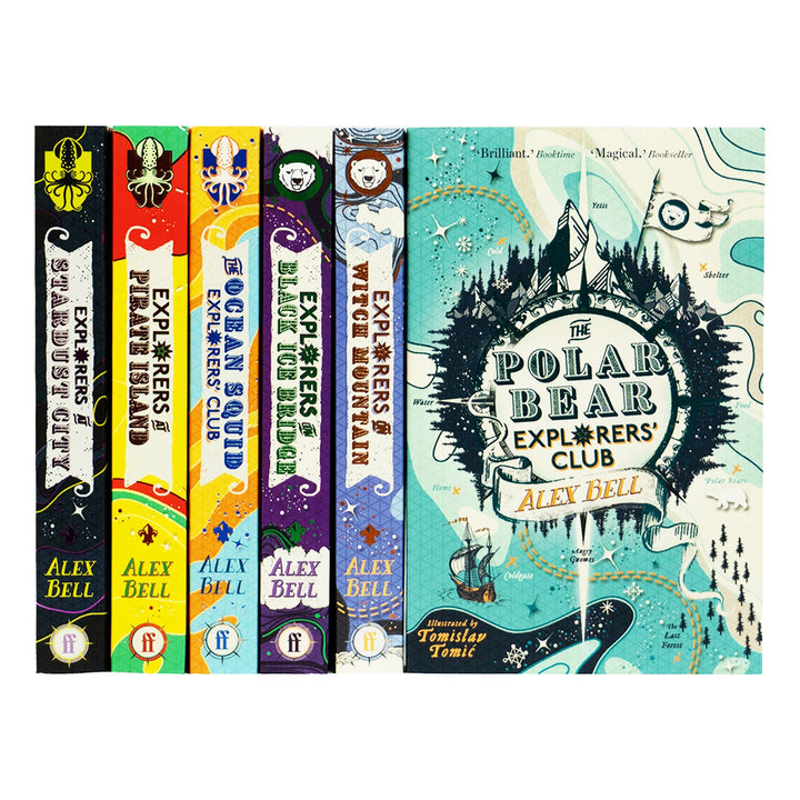 The Polar Bear Explorers’ Club Series By Alex Bell 6 Books Collection Set - Ages 9-12 - Paperback 9-14 Faber & Faber