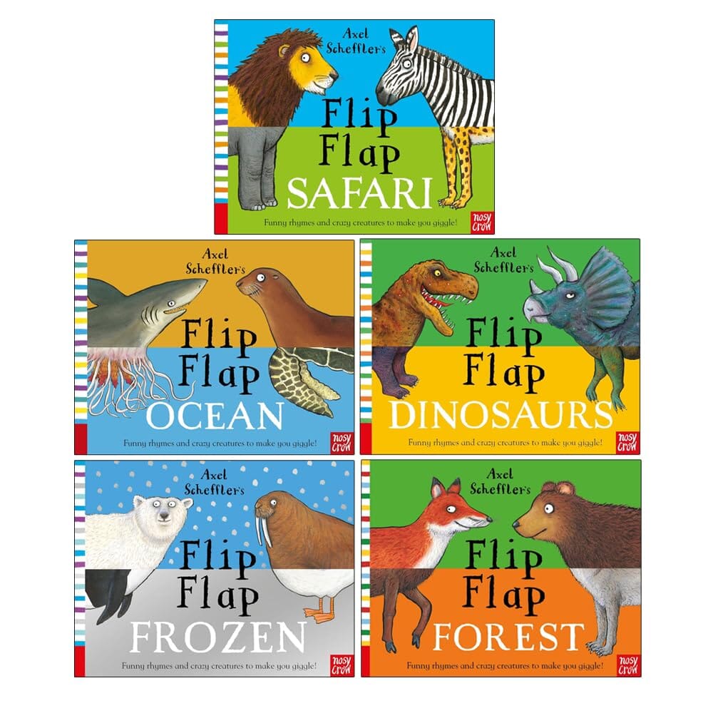 Axel Scheffler's Flip Flap Series (Set 2) 5 Books Collection Set