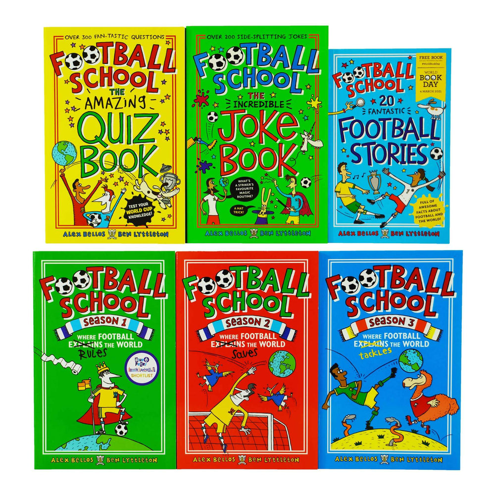 Football School Season 6 Books Collection Set By Alex Bellos & Ben Lyttleton - Age 7-11 - Paperback 7-9 Walker Books Ltd