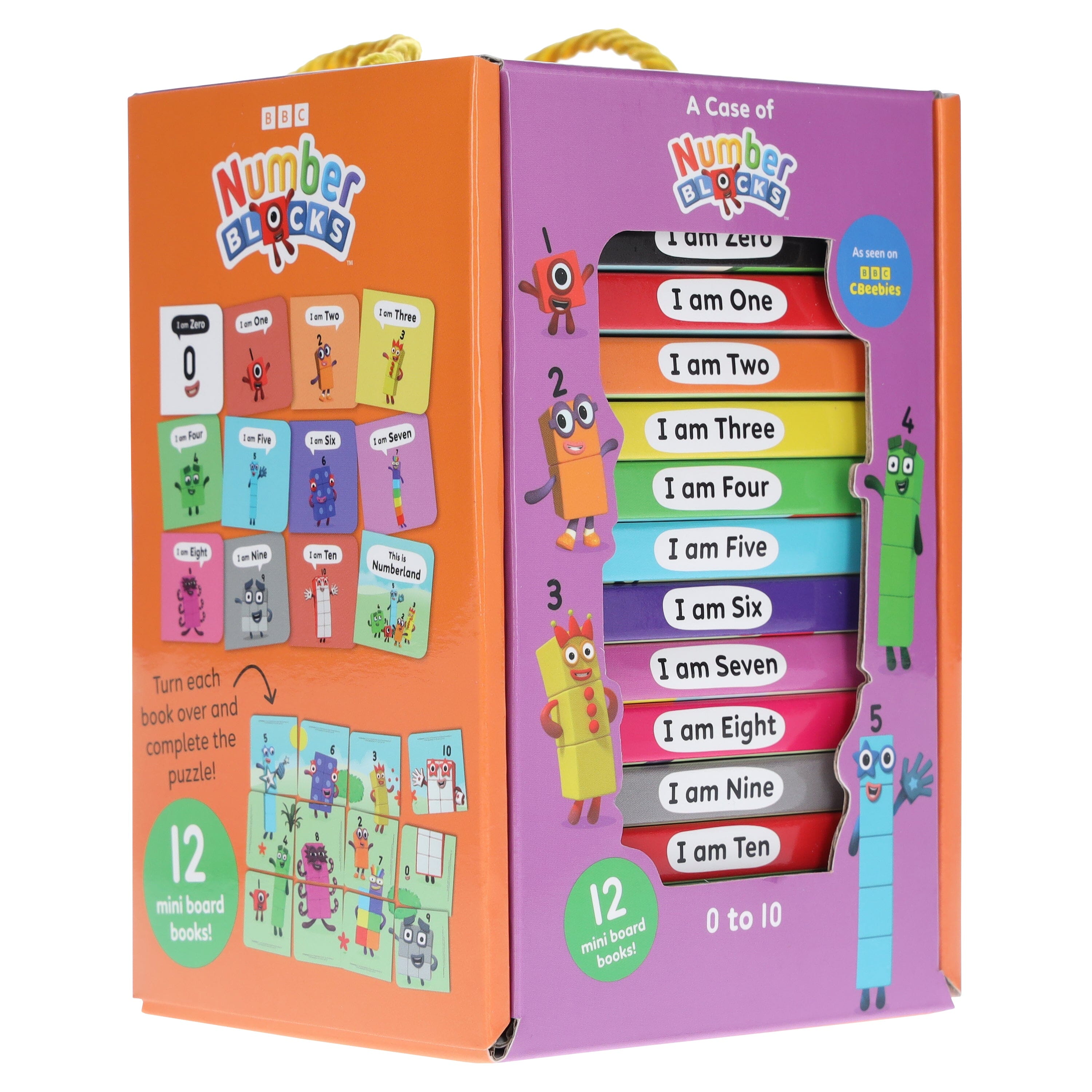 A Case of Numberblocks 12 Mini Books Collection Box Set - Ages 0-5