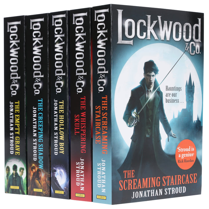 Lockwood & Co. by Jonathan Stroud Complete 5 Books Collection Set - Ages 9-11 - Paperback