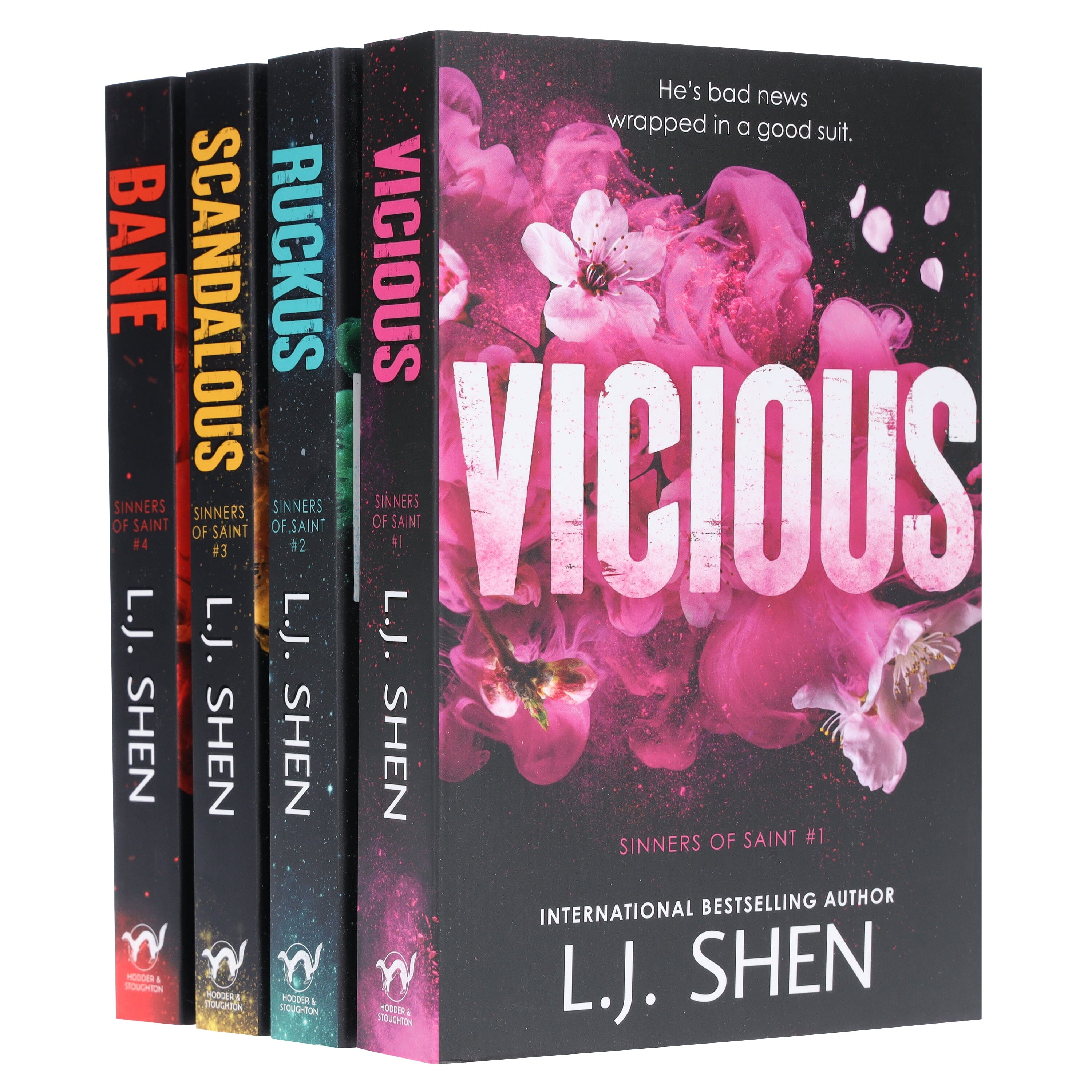 Sinners of Saint Series by L.J. Shen 4 Books Collection Set