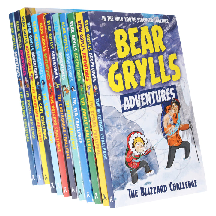 Bear Grylls The Complete Adventures Collection 12 Books Set - Ages 7+ - Paperback