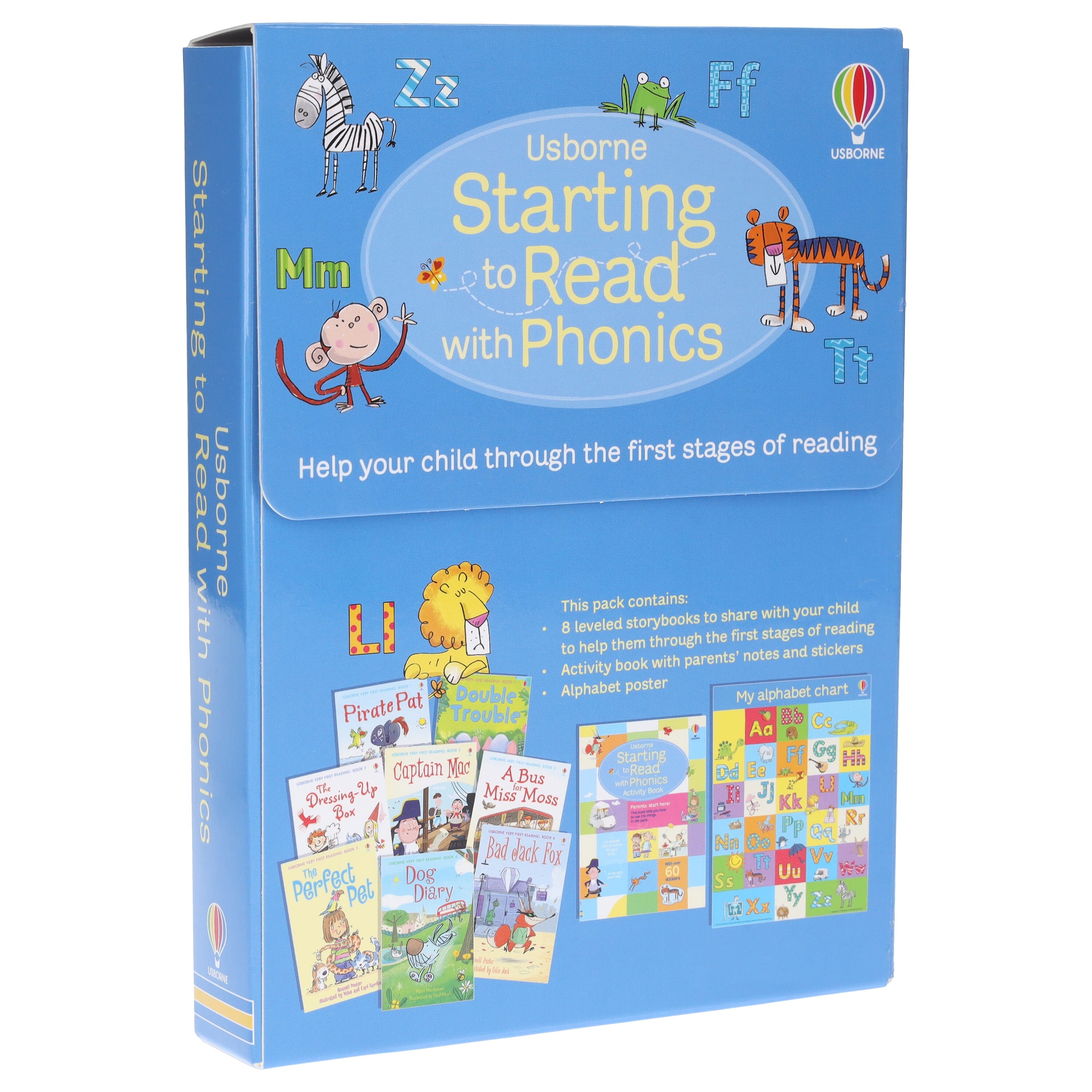 Starting to Read with Phonics: 8 Story Books (Plus 1 Activity Book