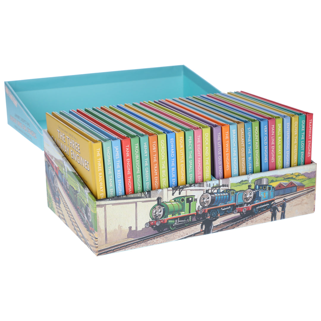 Thomas the Tank Engine: The Classic Library - The Railway Series by Rev. W. Awdry 26 Books Collection Box Set - Ages 5+ - Hardback