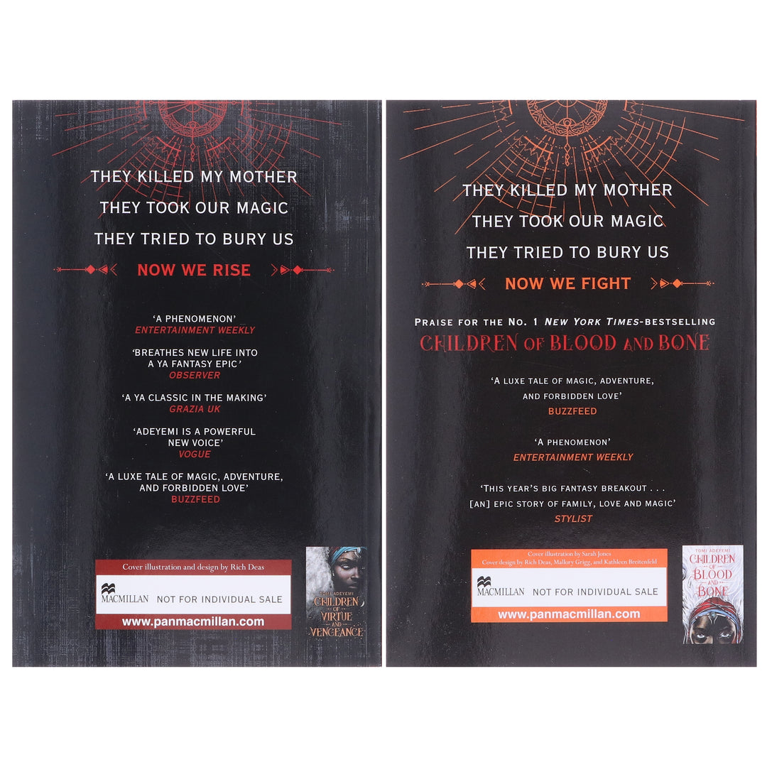 The Legacy of Orisha Series by Tomi Adeyemi 2 Books Collection Box Set - Ages 12-16 - Paperback