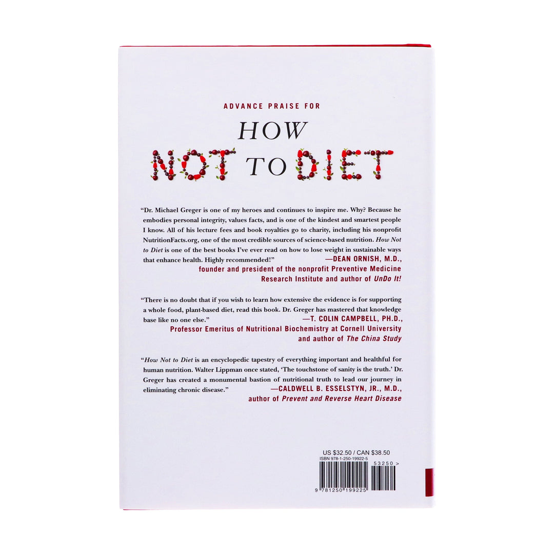 How Not to Diet By Michael Greger MD - Non Fiction - Hardback Non-Fiction Pan Macmillan