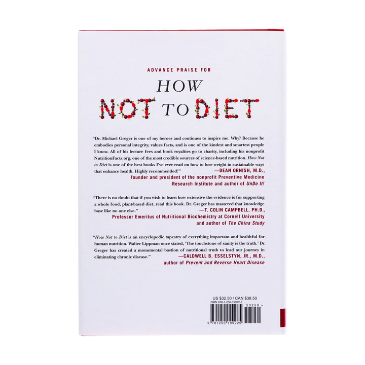 How Not to Diet By Michael Greger MD - Non Fiction - Hardback Non-Fiction Pan Macmillan