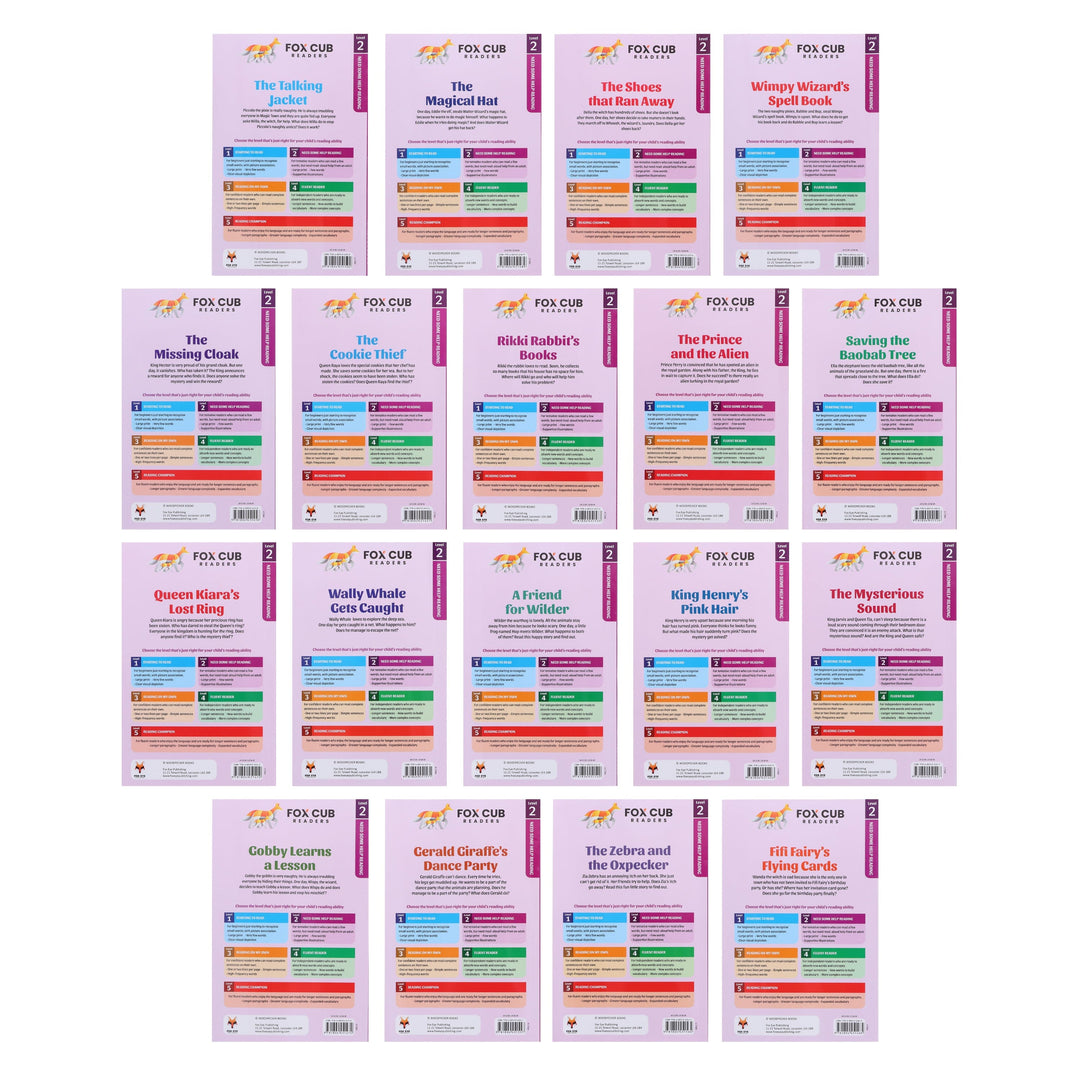 Fox Cub: Emerging Reader Set (Level 2) 18 Books Collection Set - Ages 3+ - Paperback 0-5 Fox Eye Publishing